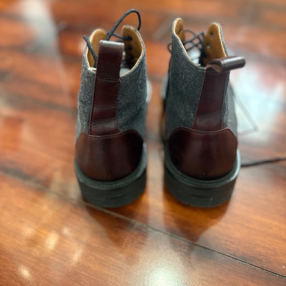 Taft The Jack Men’s Boot. Grey Wool/Oxblood. Size 40 (US 7.5) main image 4